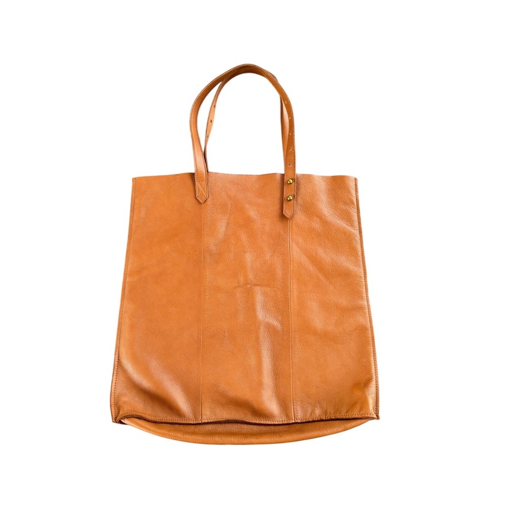 Madewell McCarren Slouchy Leather Tote Bag Camel Minimalist Fall Relaxed